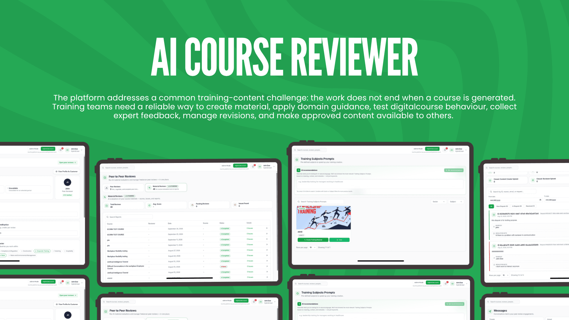 AI Course Reviewer