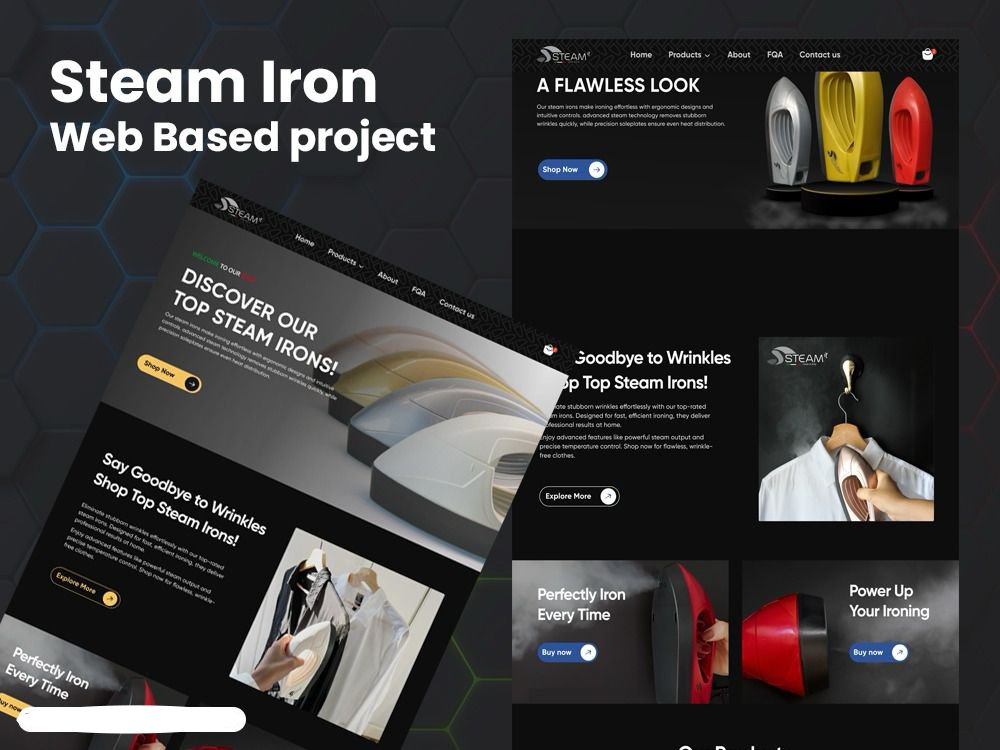 Steam Iron - E-commerce Platform